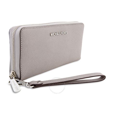 michael kors jet set travel pearl grey za bifold|MICHAEL KORS Jet Set Travel Slim Bifold Wallet (Pearl Grey).